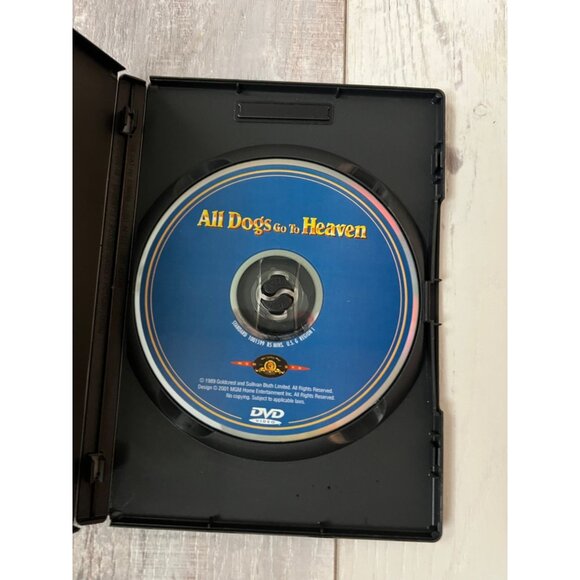 All Dogs Go To Heaven DVD Movie Original 1989 Animated Family Film - Picture 2 of 4